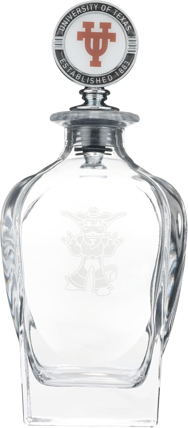 The Memory Company | Licensed NCAA Decanter with Mascot Stopper