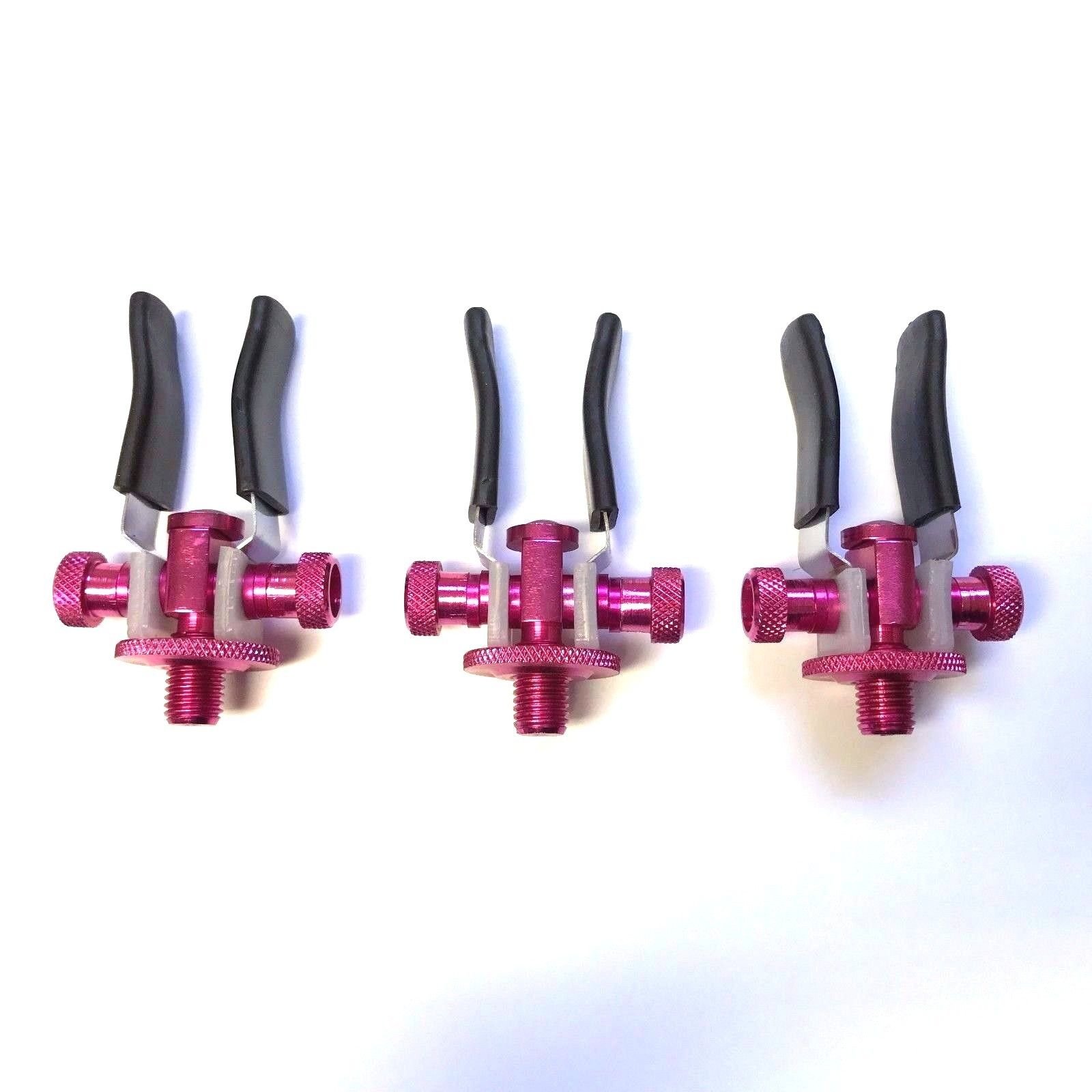 CARP FISHING PINK ALUMINIUM SPECIALIST ADJUSTABLE SUPER LITE BUTT ROD REST (3xPink)