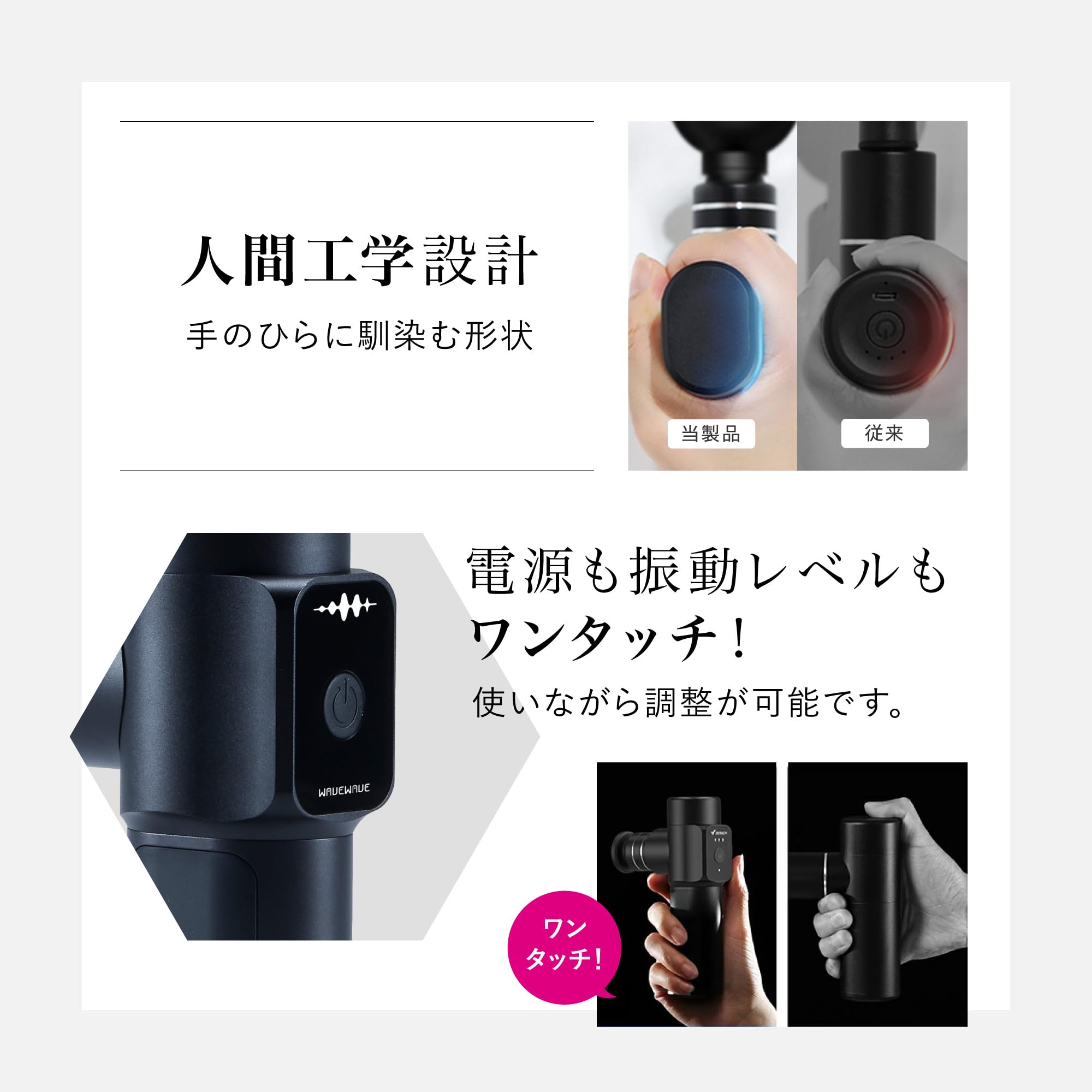 Amazon.co.jp: WAVEWAVE 公式 筋膜リリース トータルボディケア 軽量
