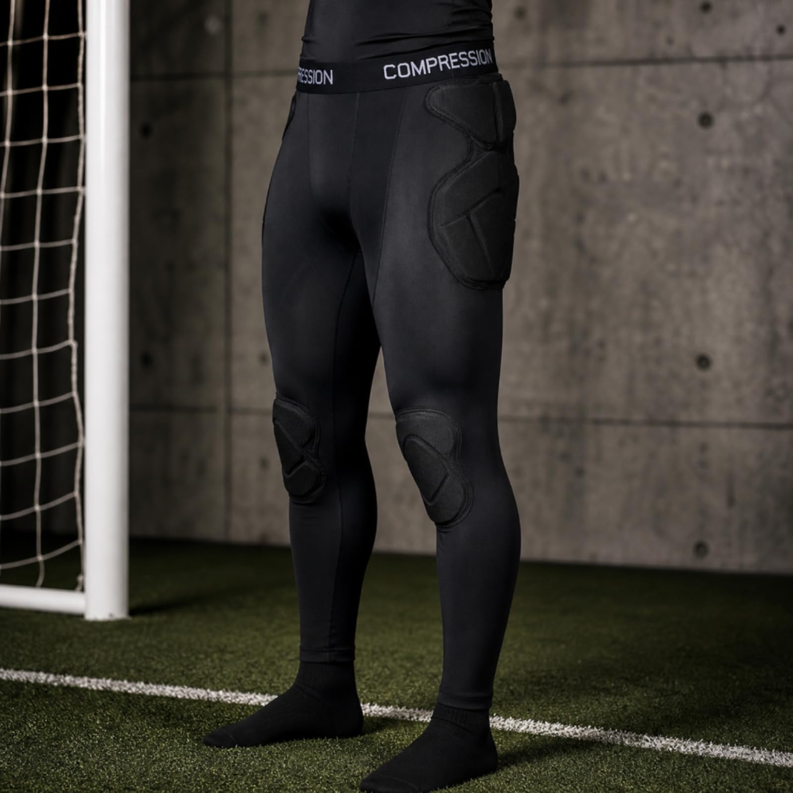 perfeclan Camiseta de con Protección Acolchada Camisa Compresiva Top Deportivo Camiseta Térmica Acolchado EVA Estratégico en Torso y Hombros Se Bajo Adecuada