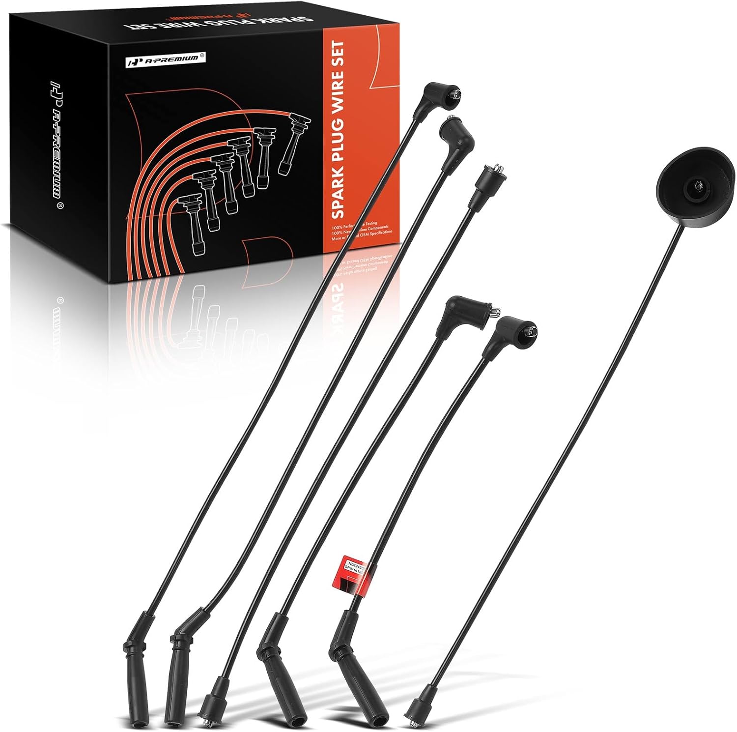 APremium 6PCS Spark Plug Wires Compatible with Honda