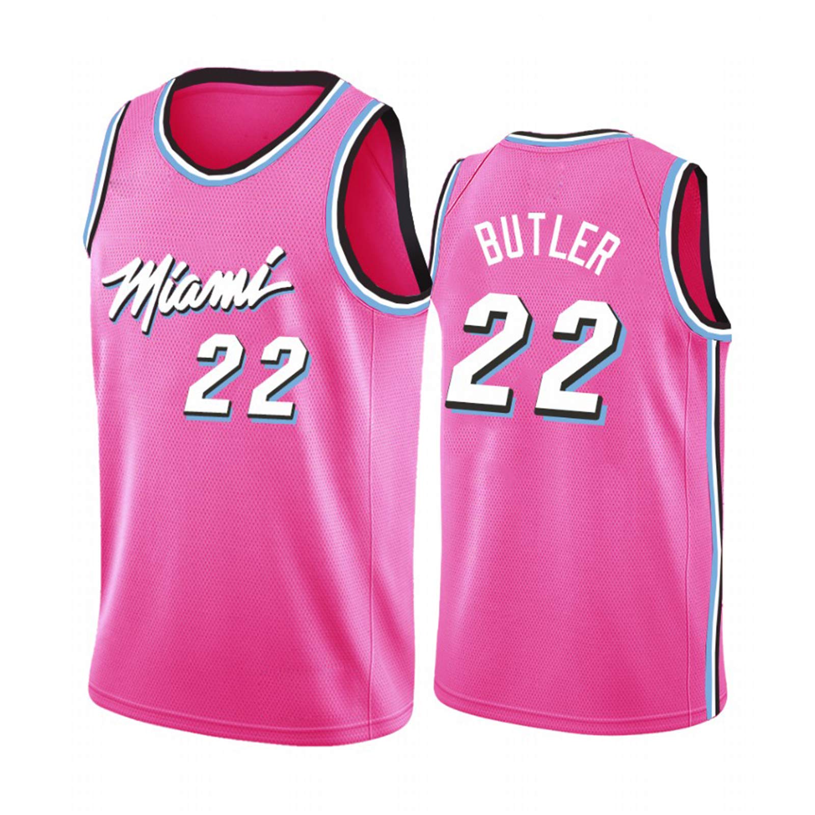 Pink Jimmy Butler Stitched Jersey Mens Women Jersey Miami Heat