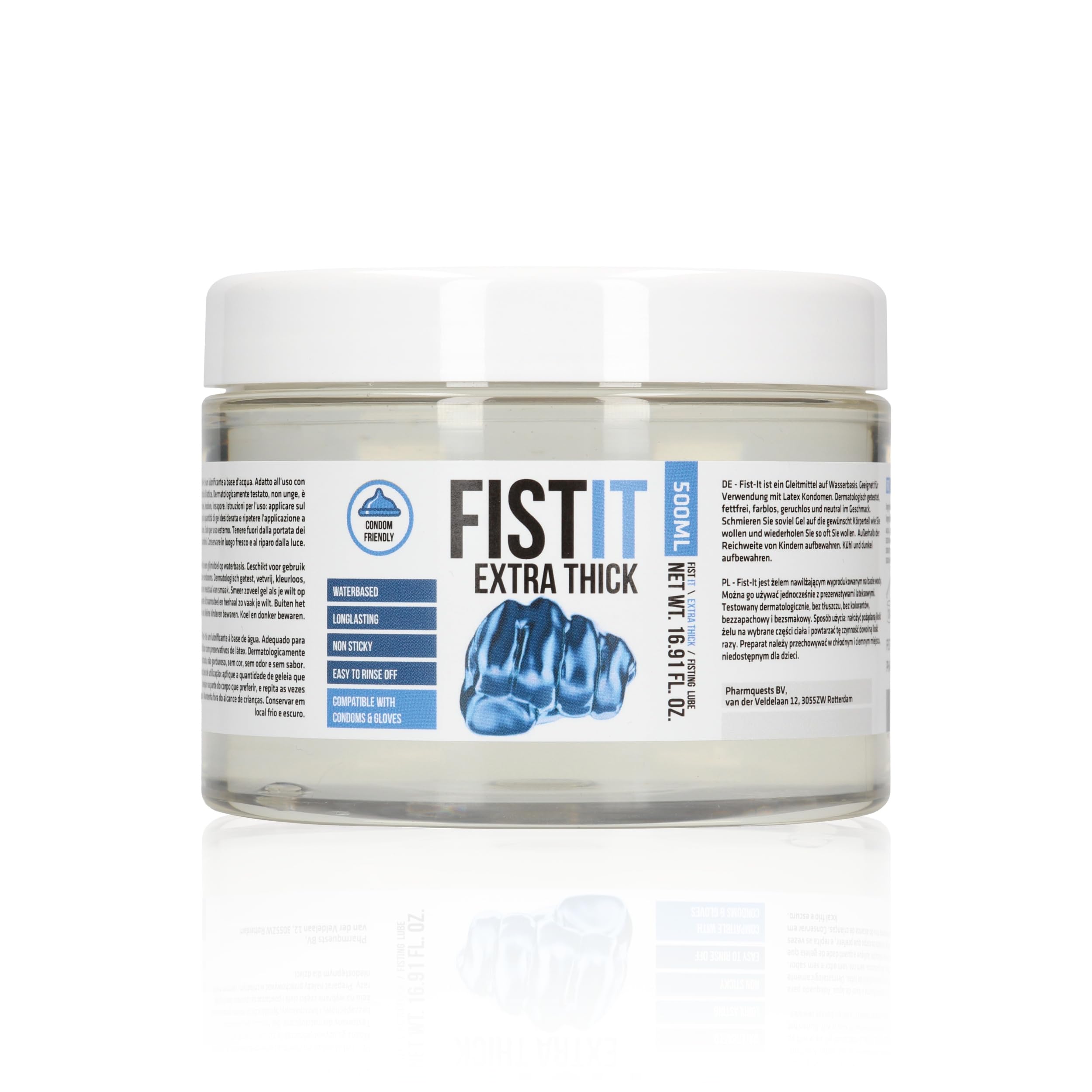 PharmQuests Fistit Extra Thick Lubricant, 500 ml