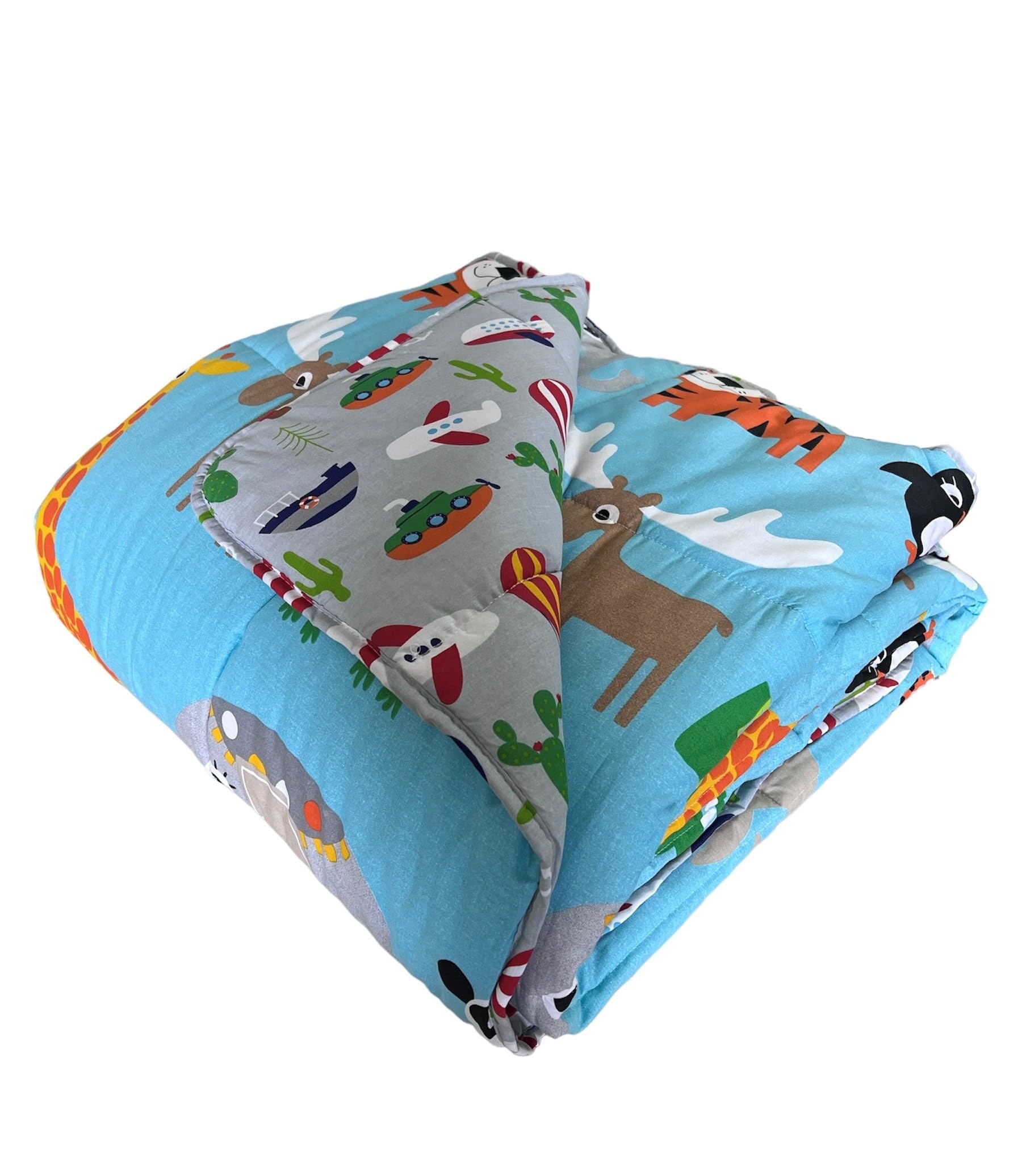 Catherine Lansfield Animal Adventures Quilt 240 x 220 cm