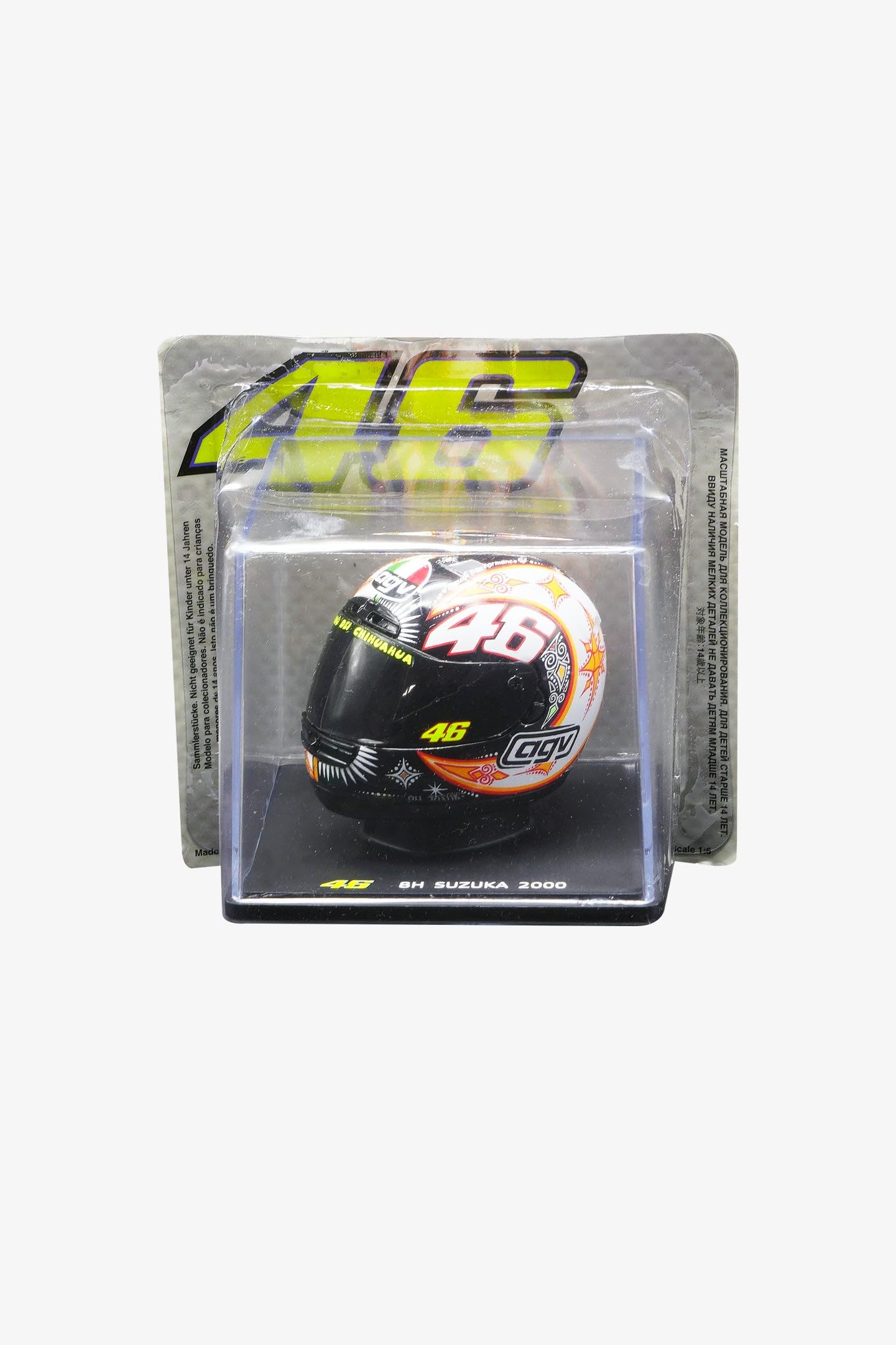 VR46 Valentino Rossi HELMET 1/5 MINI HELMETS,UNISEX,MULTI,One Size