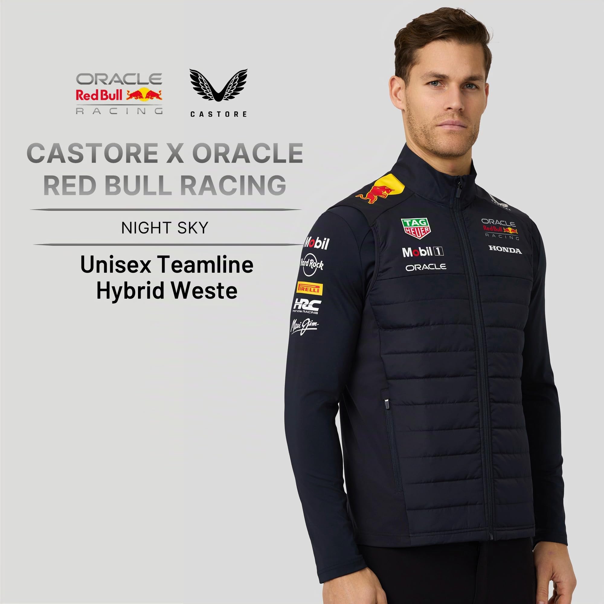 Castore Unisex Red Bull Racing F1 Team Gilet Jacket Hybrid-Weste (1er Pack)