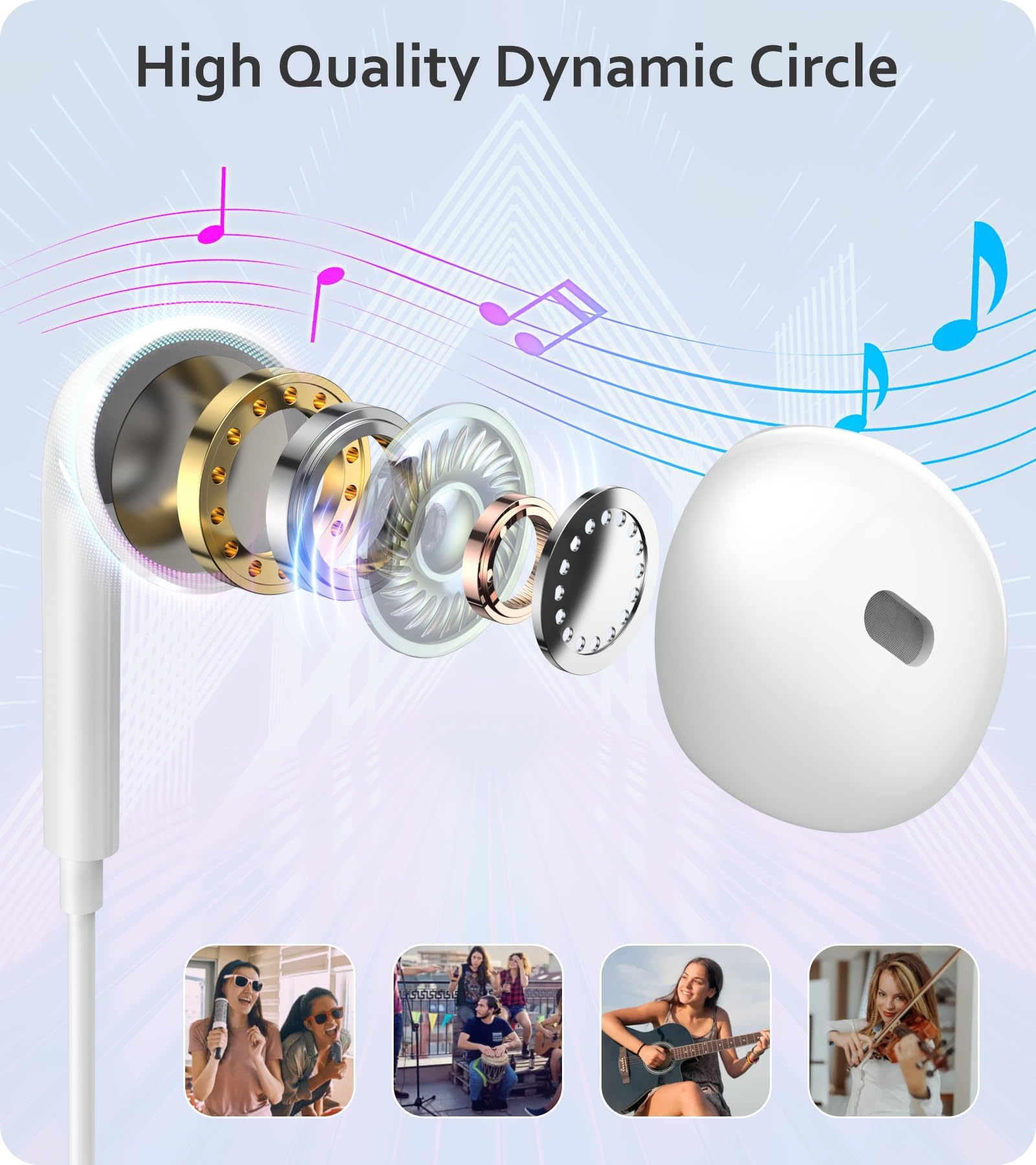 2 Pack In-Ear Kopfhörer Mit Lightning - MFi Zertifiziert Für IPhone Modelle