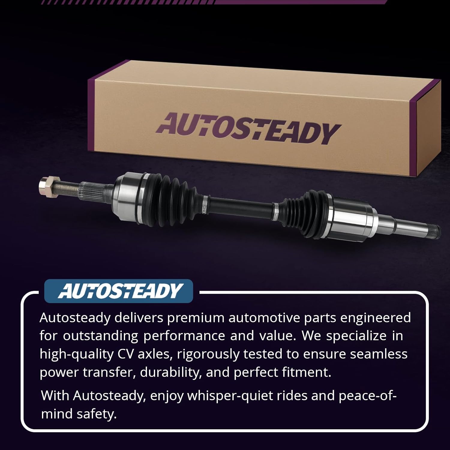 2.4L Front Left CV Axle for 2010-2017 Chevrolet Equinox GMC Terrain, 2011 2012 2013 2014 2015 2016 Driver Side Shaft Assembly Replacement 60-1557