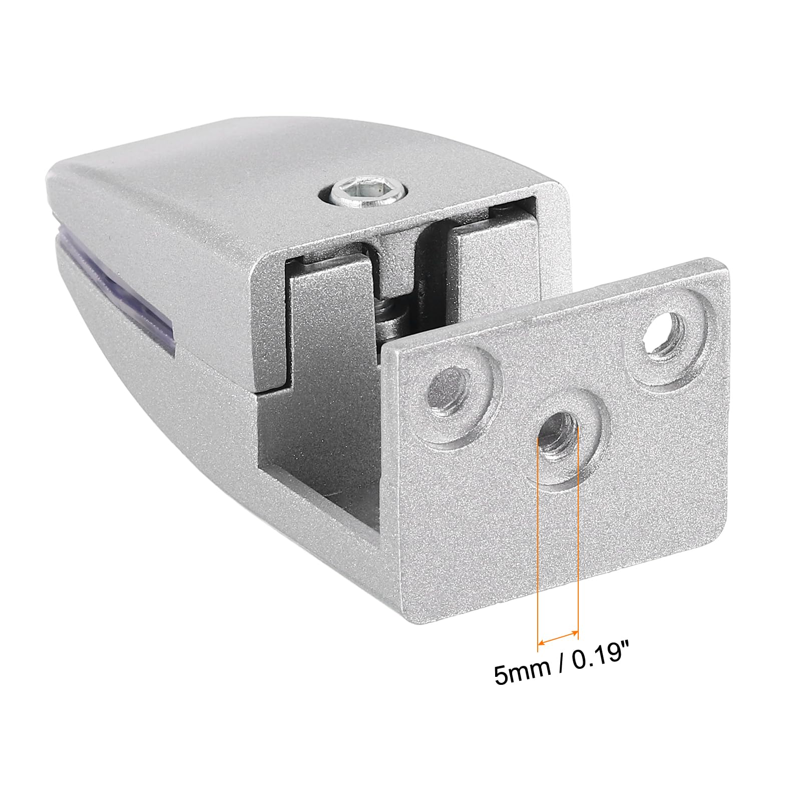 Sourcing Map Tischteiler Halterung 2er Set - Verstellbar Für 4-9mm | Alu Klemmbügel Schwarz