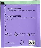 Vista 101 de Stash Té de Navidad por la mañana, caja de 100 bolsitas de té