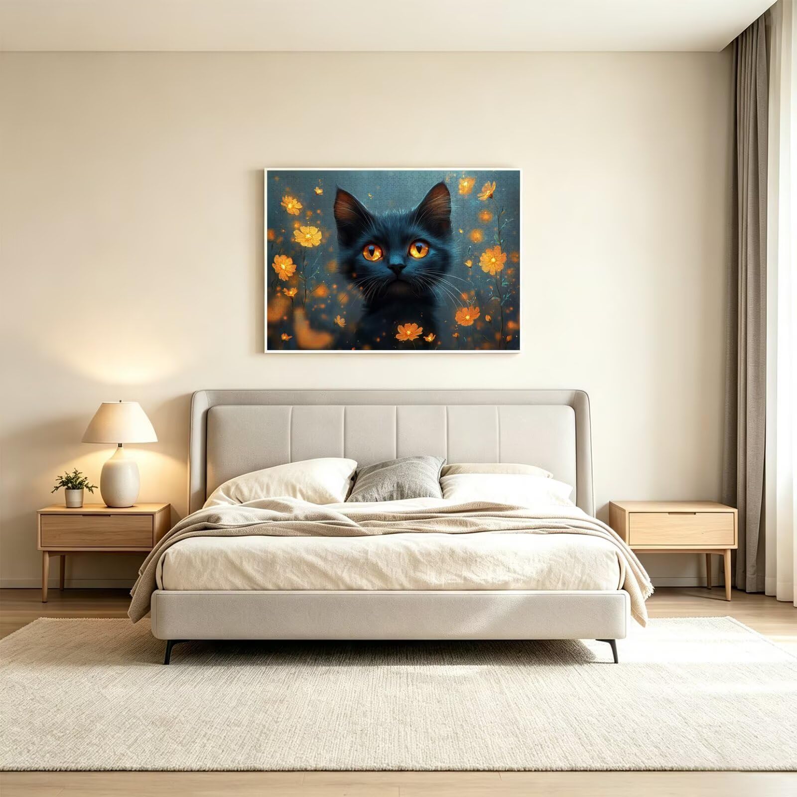 Puzzle dla dorosłych 4000, kwiat kota, 141 x 87 cm, n-507