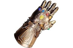 Thanos Infinity Gauntlet Glove Articulated Electronic Fist: Cosplay Props Cinematic Universe