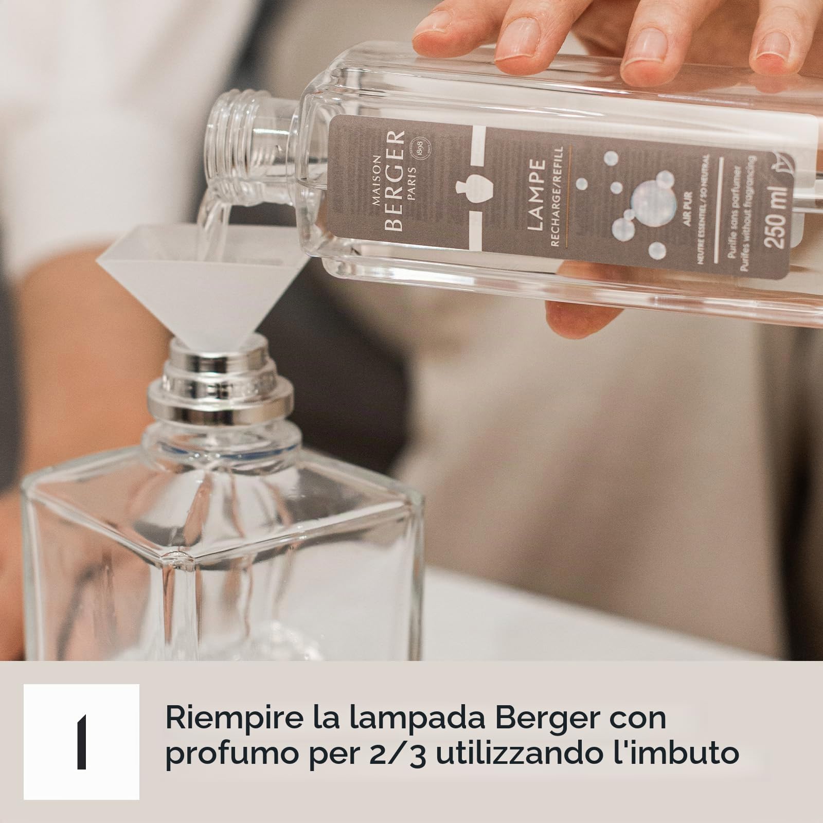 Lampe Berger Zest of Verbena Home Fragrance, Plastica, Grigio, 25 x 14.5 x 21
