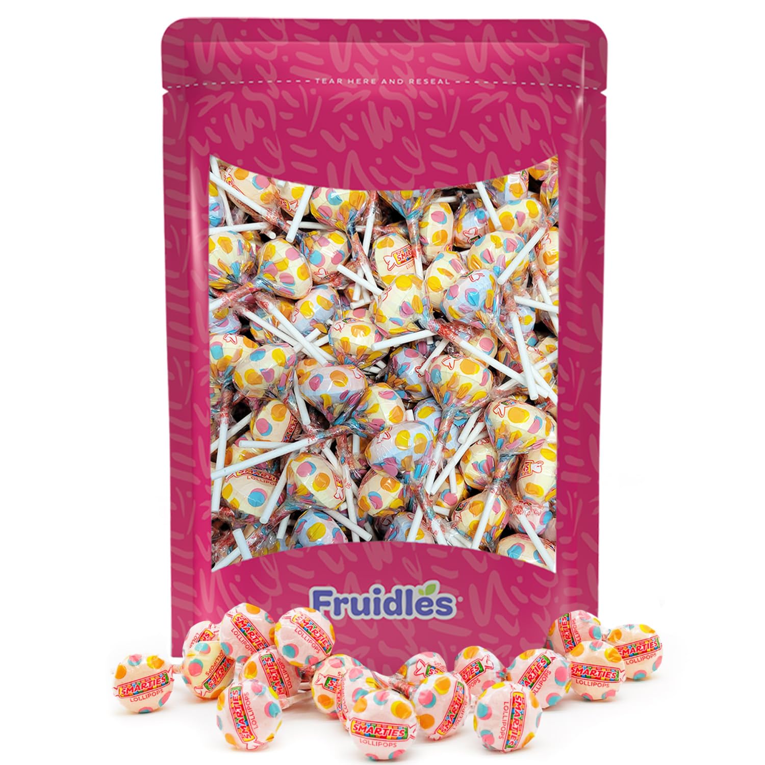 Lollipops Hard Candy Suckers, Original, Assorted Flavors, Individually Wrapped, 8g Lollipop (Half-Pound)