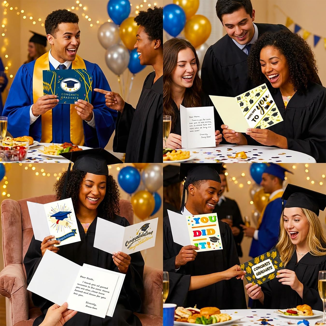 Graduation Cards with Envelopes 12Pcs, 2026 Congratulations Cards for High School College Graduate Gift Ideal (Graduation Cards)