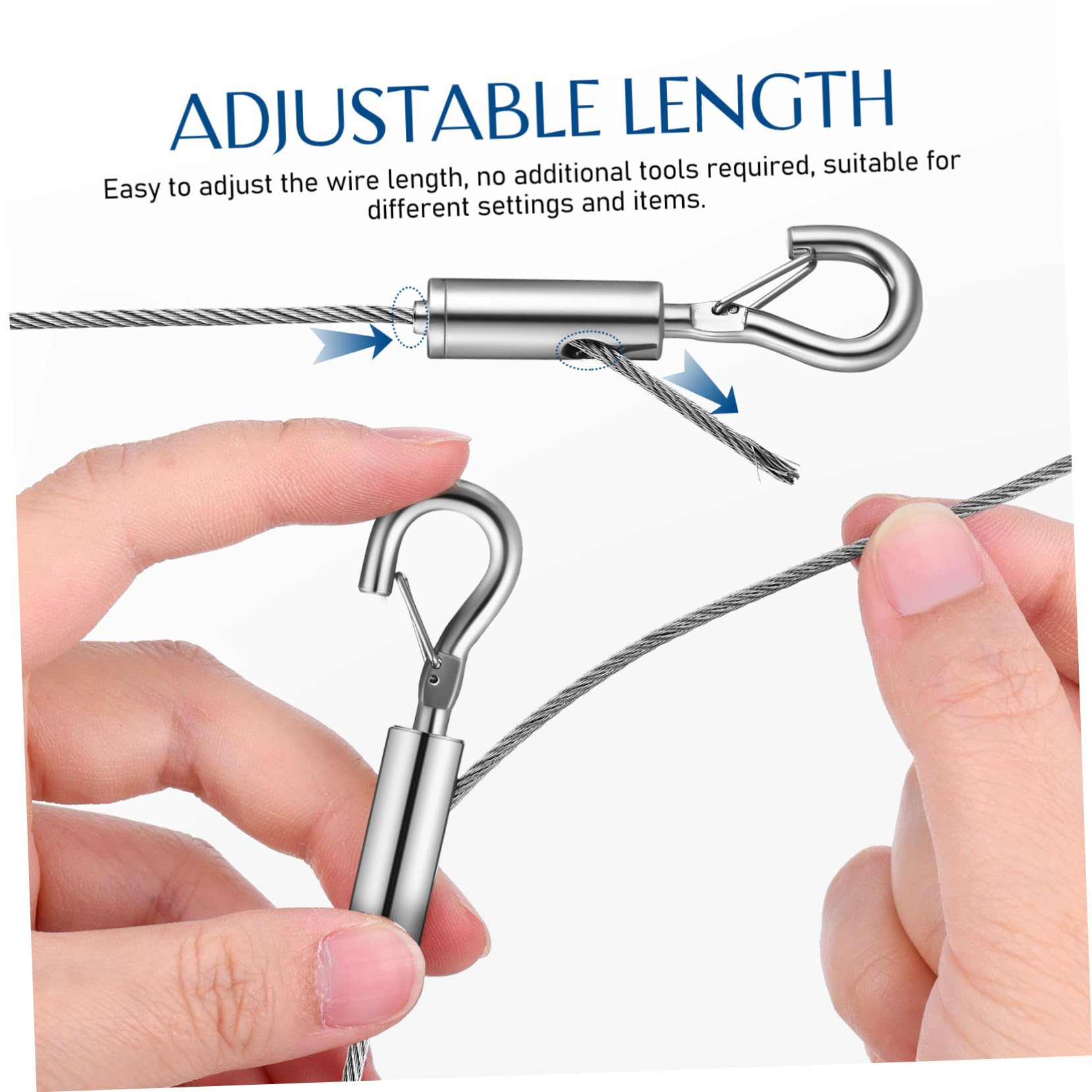 Amazon | iplusmile 1 セット の画像吊り下げワイヤー 絵吊りワイヤー