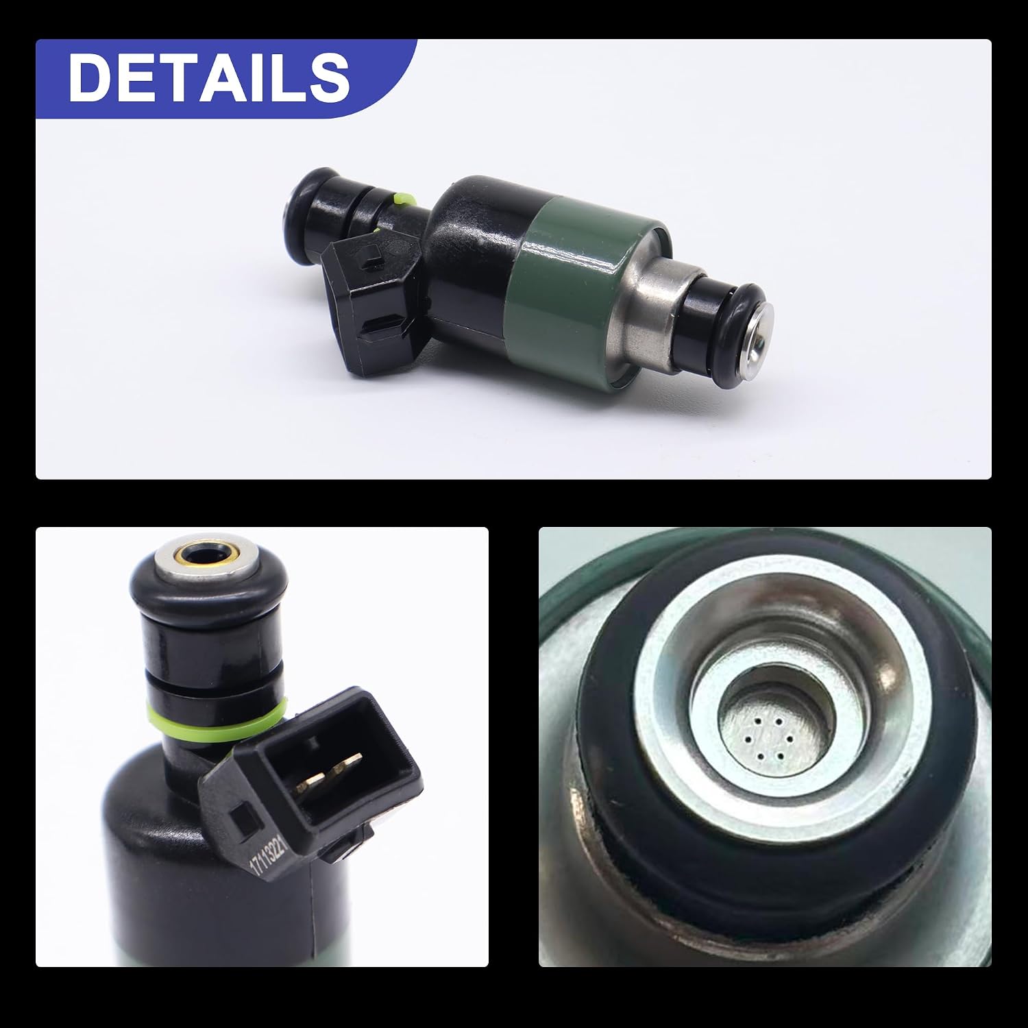 HiSport 8PCS Fuel Injectors Compatible with GMC Chevrolet C2500,C2500 Suburban,C3500, C3500HD,C6500 Kodiak, C7500 Kodiak,K2500, K3500,Express 3500,Savana 3500,7.4L V8 Replace 17113221