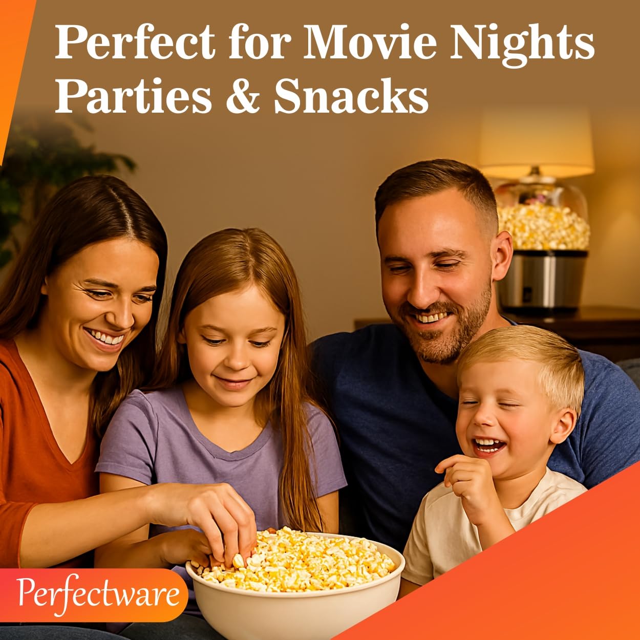 Perfectware All in One Popcorn Portion Packets with Kernels, Salt, and Coconut Oil for Popping Machine, 4 oz, 12 Count - Image 5