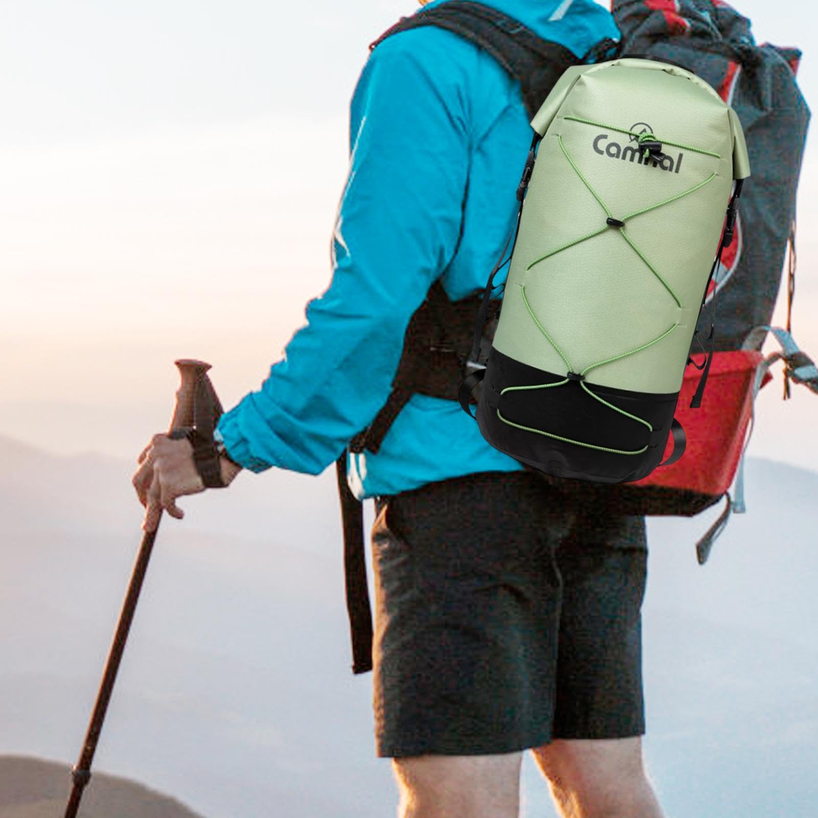 Gralara 40L Trockenbeutel für Kajakfahren und Wassersport, Rucksack für Camping und Wandern