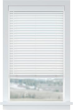 LEVOLOR Basics Cordless Light Filtering Faux Wood Blinds