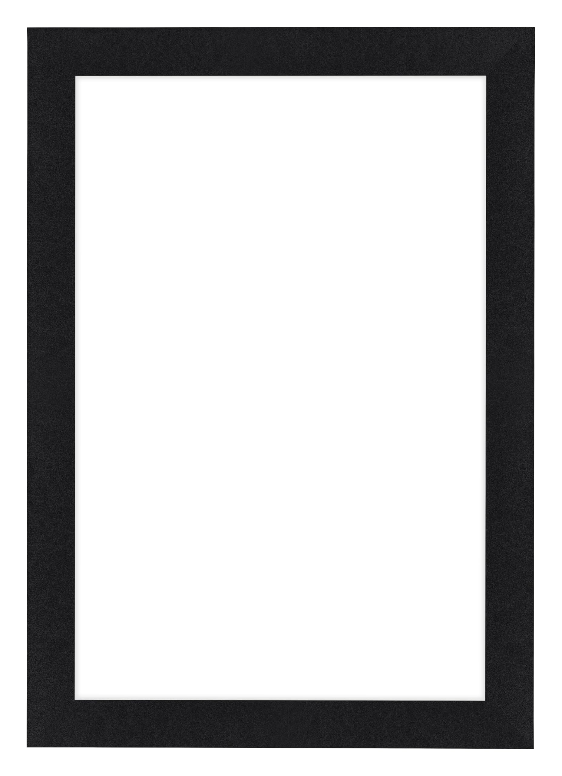 Cornice 61x91,5 cm - Nero Opaco - Cornice per foto in MDF con vetro plastico Antiriflesso - Cornice portafoto 61x91,5 cm - Colonia