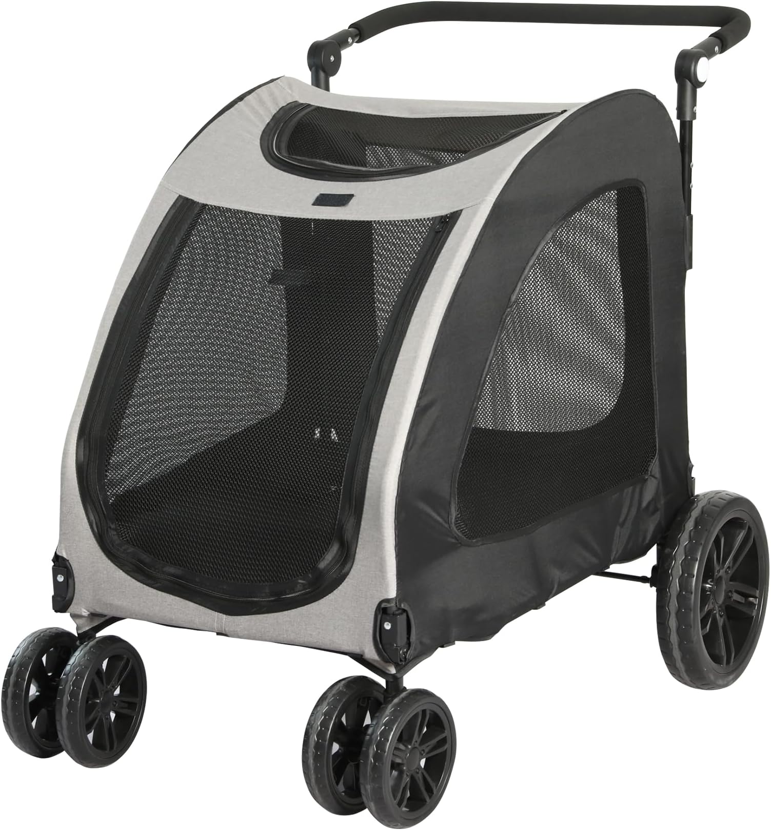 PaWz Pet Stroller Dog Pram, Cat Carrier, Travel, Foldable, Strollers