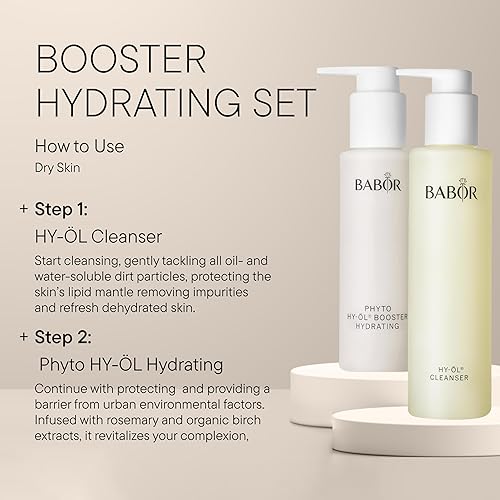Vista 15 de BABOR Phyto Hy-Ol Booster Hidratante para Piel Seca, Limpiador Facial para Uso con Hy Oil, Phyto HY-OL Booster Hidratante