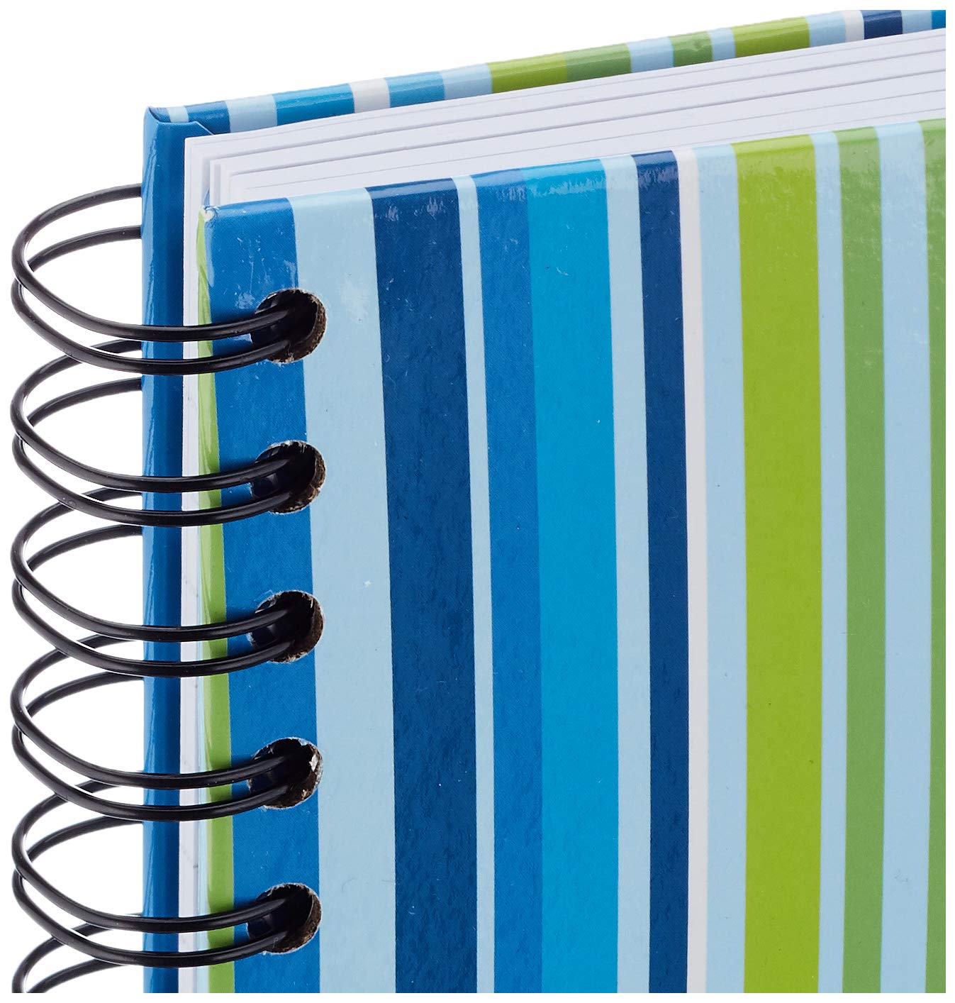 Pukka Pad - Cuaderno de espiral doble de tapa dura (3 unidades, A4, 250 hojas microperforadas, 80 g/m², raya de 8 mm, incluye separadores), diseño de rayas, color rosa y azul