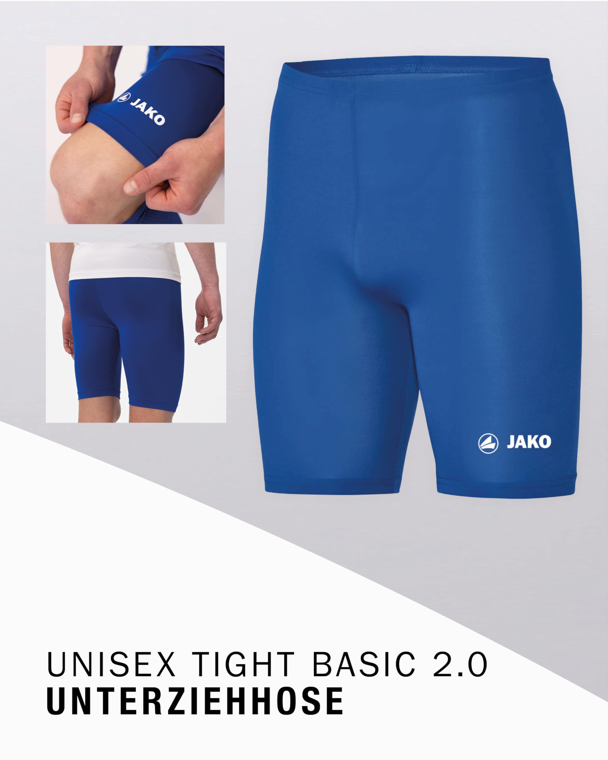 Jako - Shorts Basic 2.0, Pantaloncini Unisex - Adulto