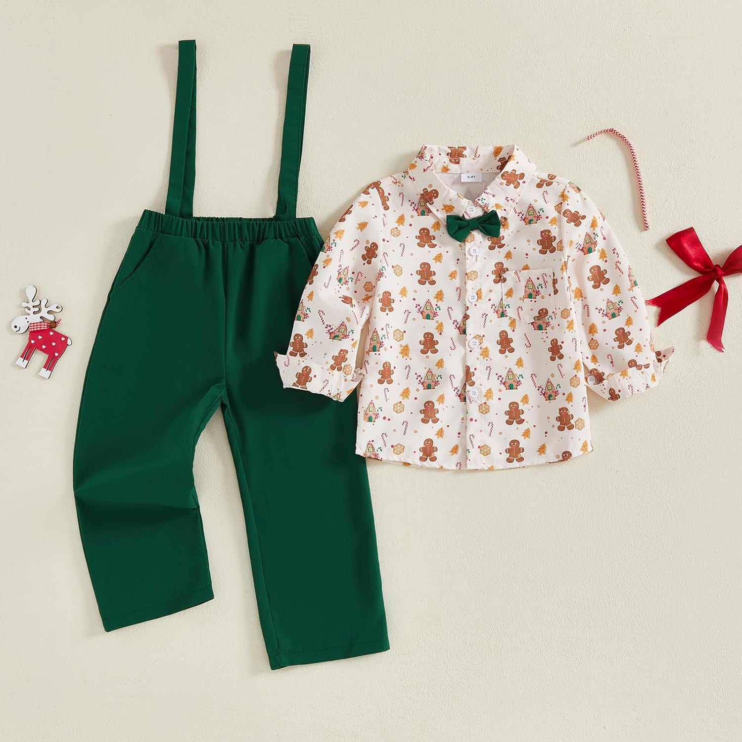 Toddler Boy Easter Outfit Truck Bunny Carrot Gentleman Shirt Overalls Pants Set Baby Boys Spring Summer Clothes - Image 4