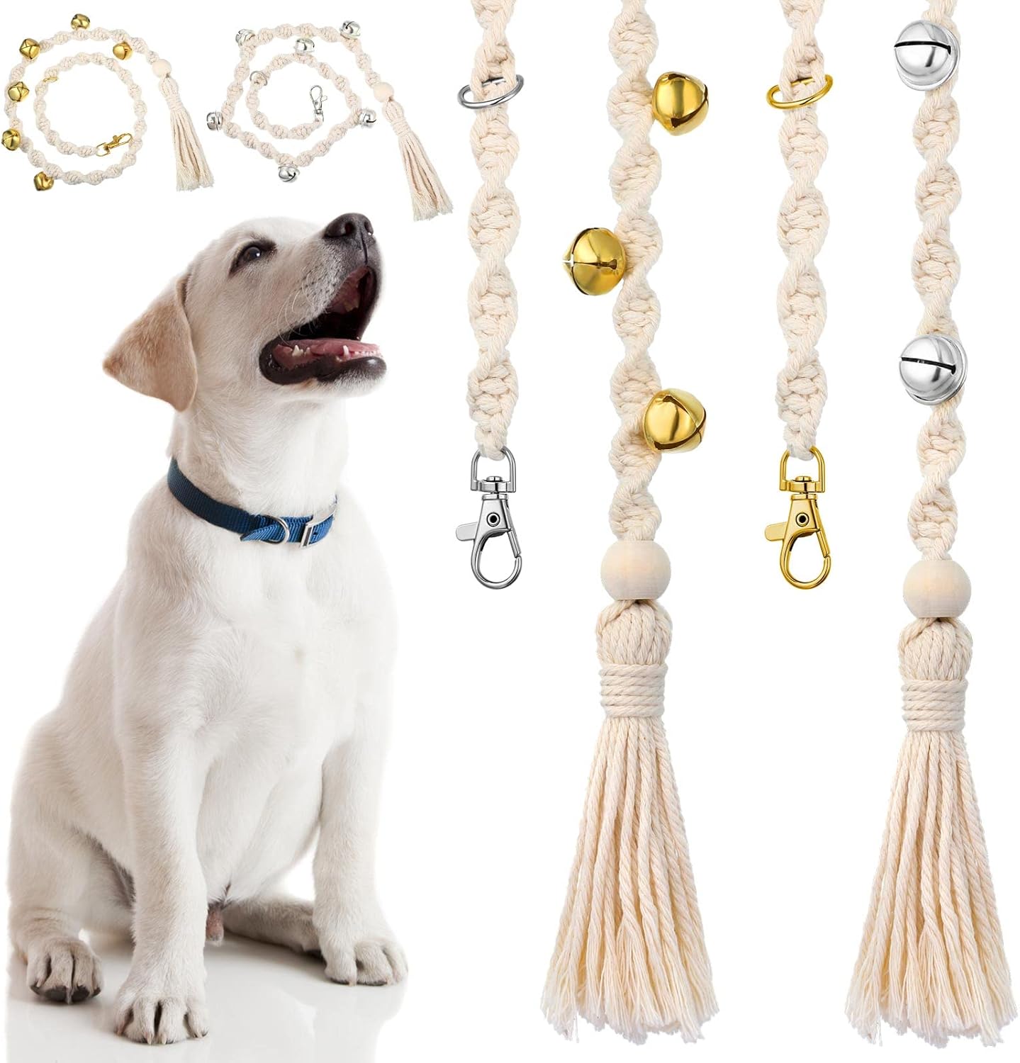 Buy 2 Pack Dog Doorbells Hanging Dog Bells for Dog Potty Training