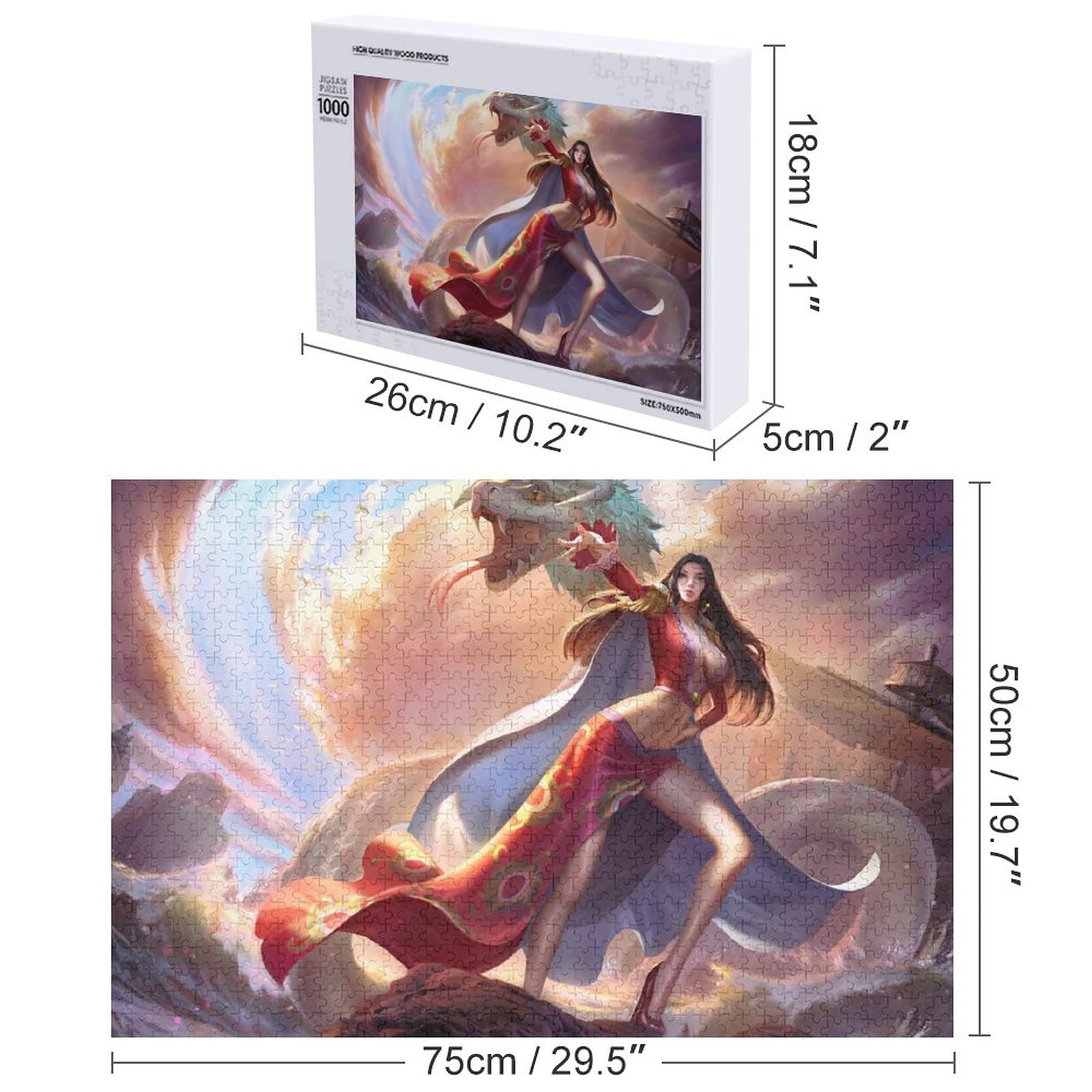 Amazon.co.jp: ワンピースジグソーパズル 1000ピース海賊女帝