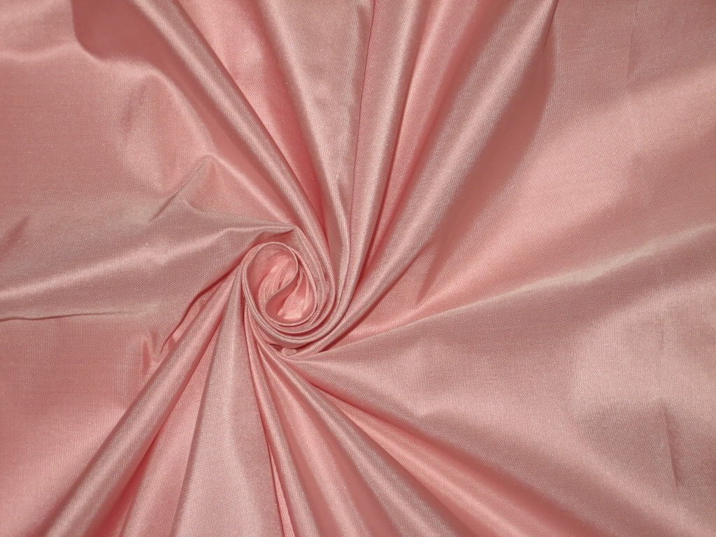 Tissu 100% pure soie Taffetas rose contre les vêtements sans tenue ni reflets