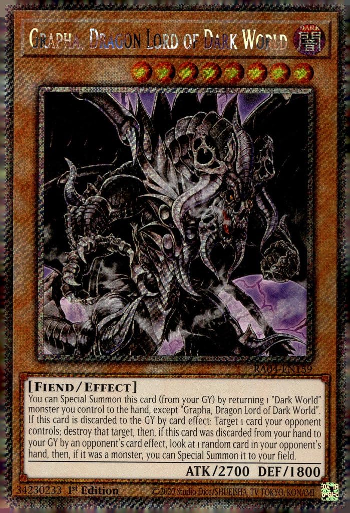 Amazon.com: Grapha, Dragon Lord of Dark World (Platinum Secret