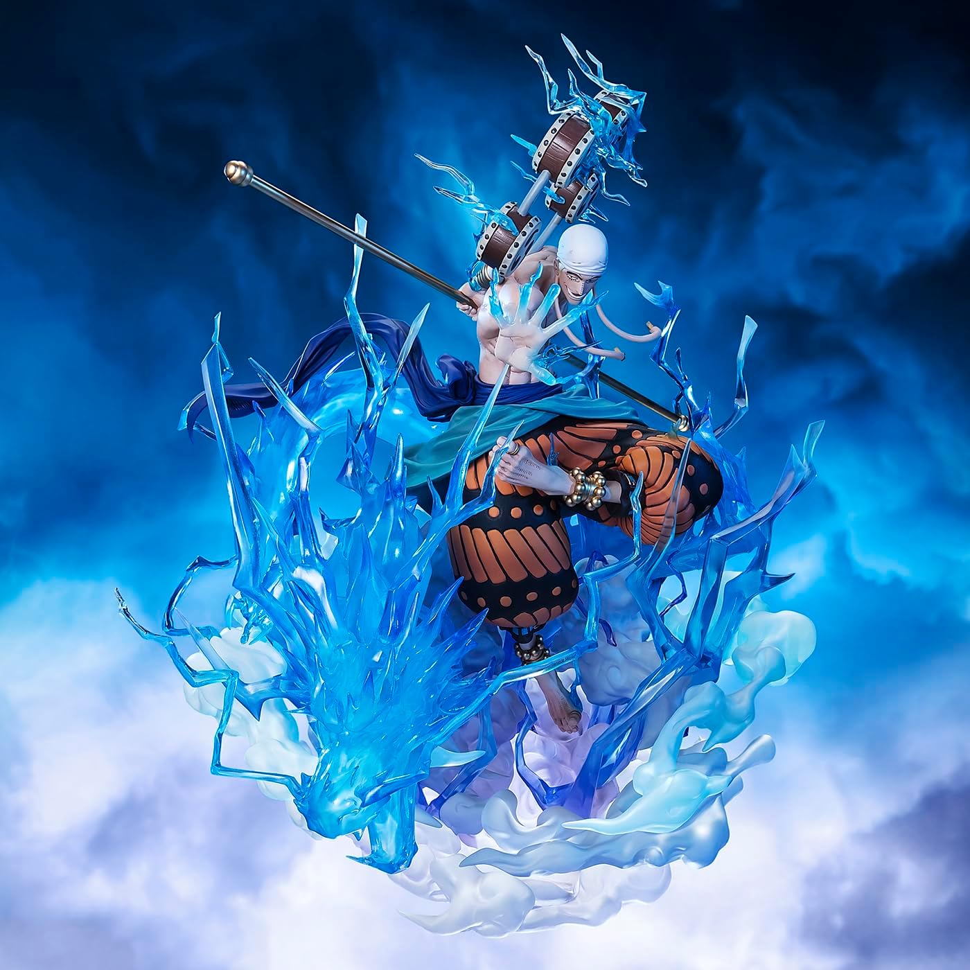 TAMASHII NATIONS - One Piece - [Extra Battle] Enel -Sixty Million Volt Lightning Dragon-, Bandai Spirits FiguartsZERO Collectible Figure