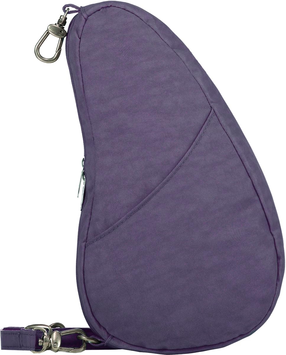 AmeriBag 10" Healthy Back Bag Nylon Ergonomic Crossbody Sling Baglett for Everyday Use, Travel & Walking Comfort - Image 3