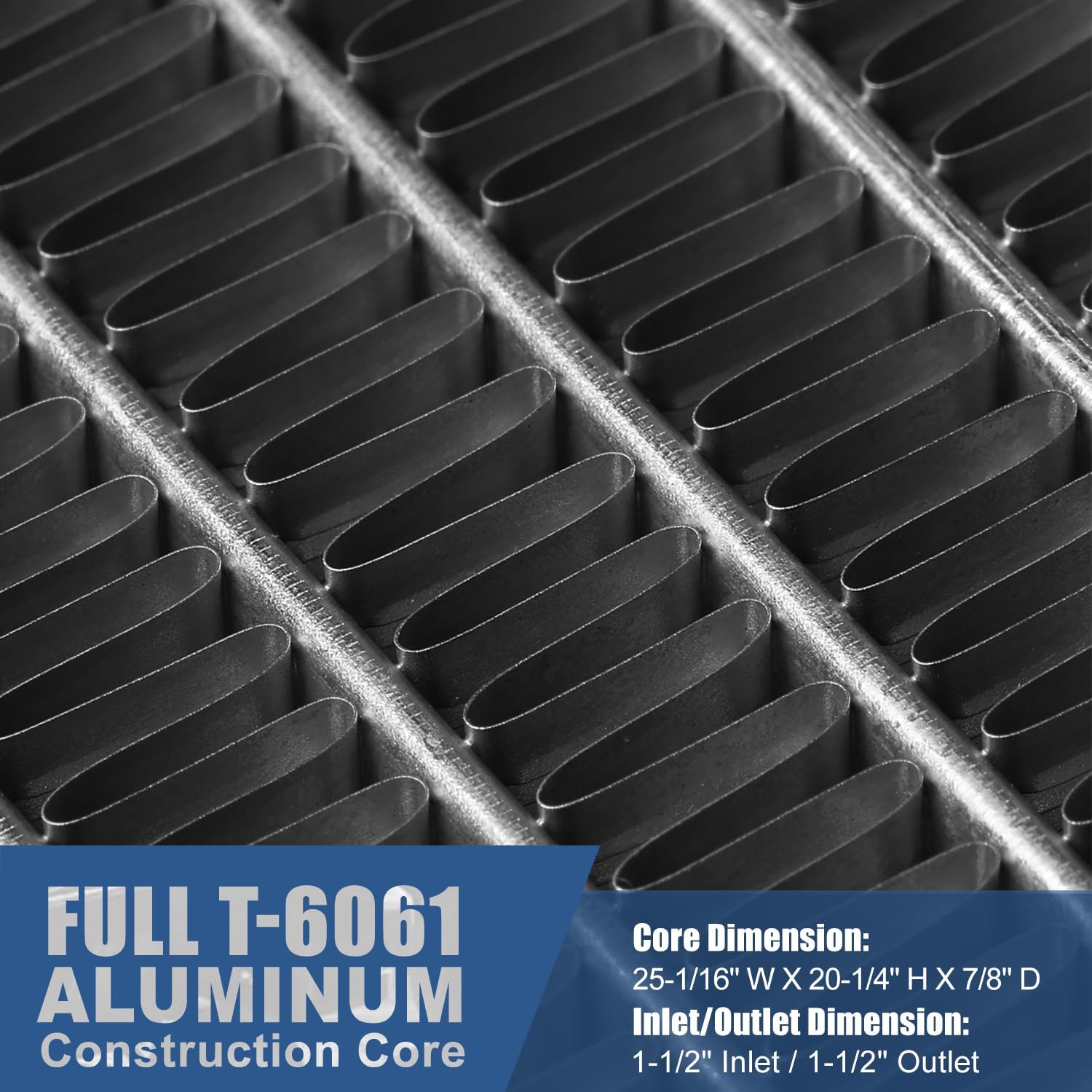 Auto Dynasty Radiator Compatible with 2016-2024 Dodge Durango Jeep Grand Cherokee L Wk 3.6L, DPI 13662 Factory Style 1-Row Cooling Radiator, Aluminum Core