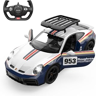 RASTAR RC Cars 1/14 Porsche 911 Darkar Remote Control Model Car for Kids, Toy Porsche Remote Car with The Rallye Design Package