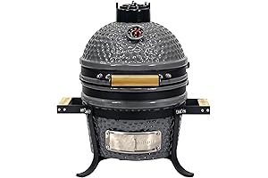 VESSILS 9.8-in Premium Ceramic Kamado Charcoal Grill
