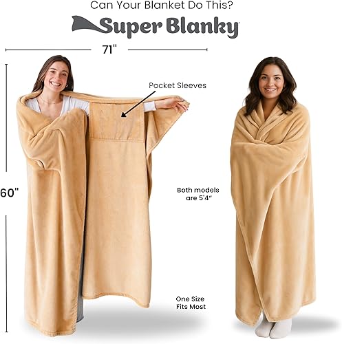 Miniatura 4 de Wearable Blankets for Women, Adult Wearable Blanket Men, Valentine's Day Gifts for Her, Wife Birthday Gift Ideas