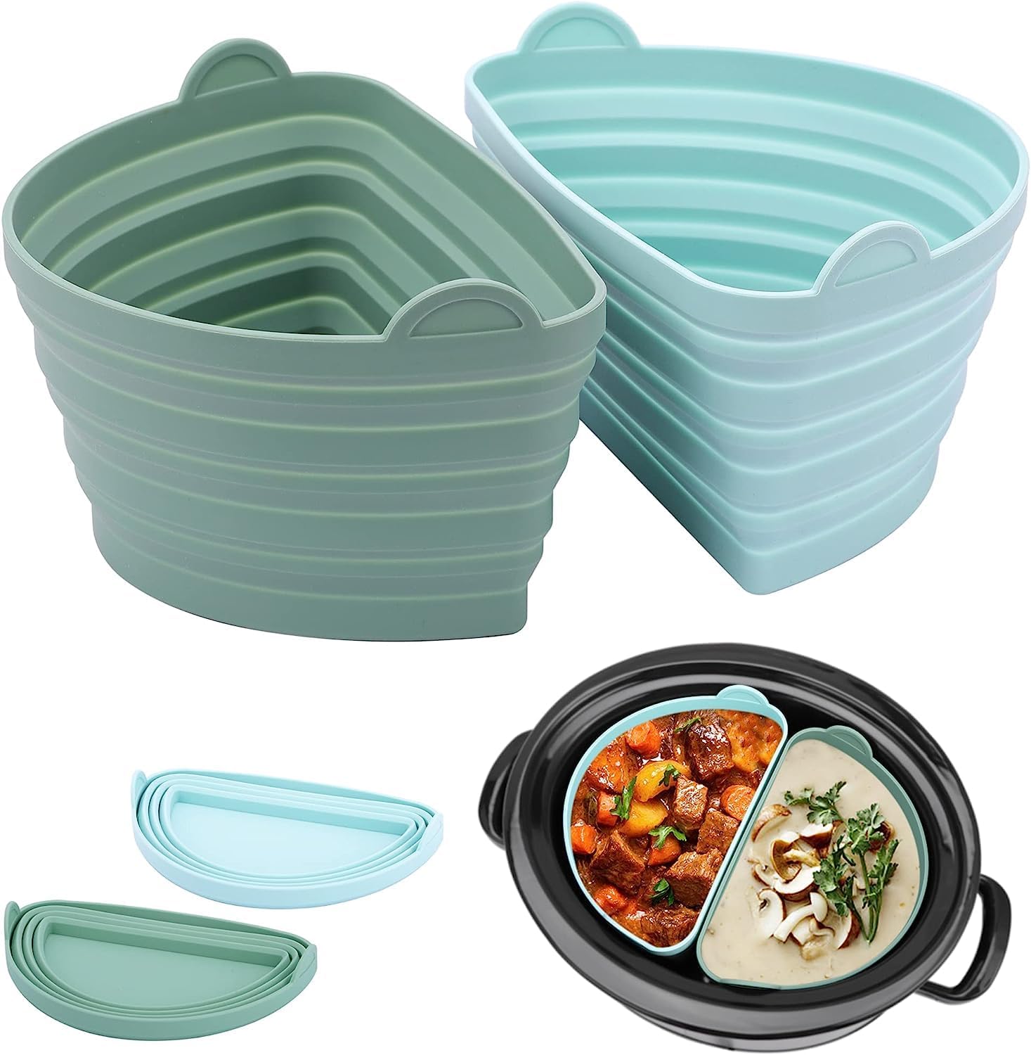 HYQHYX Slow Cooker Divider Liner fit 67 QT, Reusable