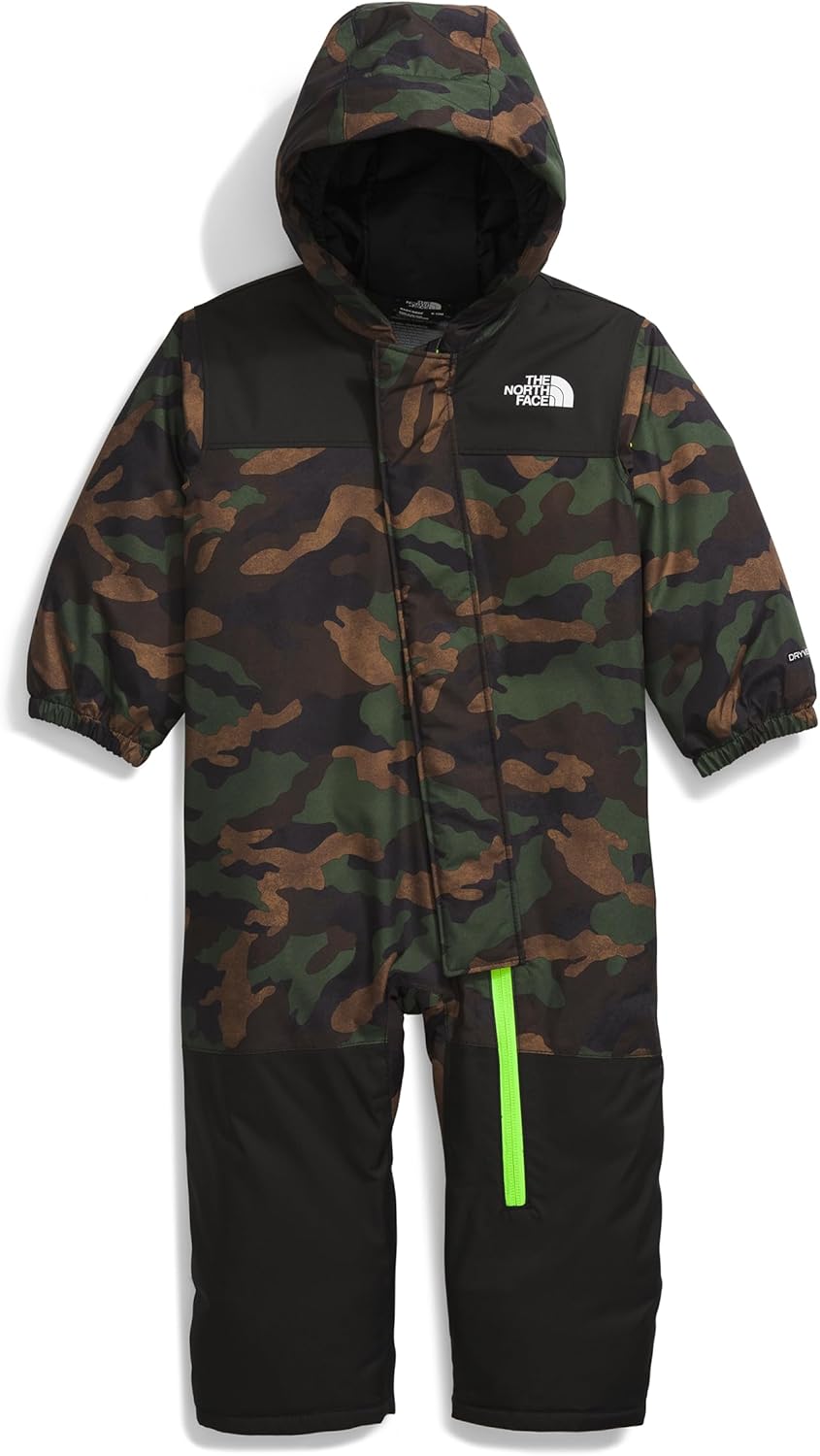 THE NORTH FACE unisex baby Freedom Snowsuit Insulated Winter Snowsuit, Water Repellent, 3 Piece Hood With Rain Guard Tunnel