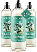 Vista 14 de Caldrea Jabón para platos, líquido biodegradable para lavar platos hecho con corteza de jabón y aloe vera, aroma de hoja de cedro de lavanda, 16