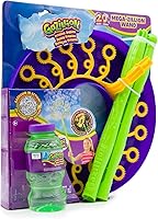 Vista 5 de Gazillion Mega-Zillion Wand, 33 Mini Wands, 3ft. Handle & 2 Bottles of Solution - Create Zillions of Bubbles in Seconds!