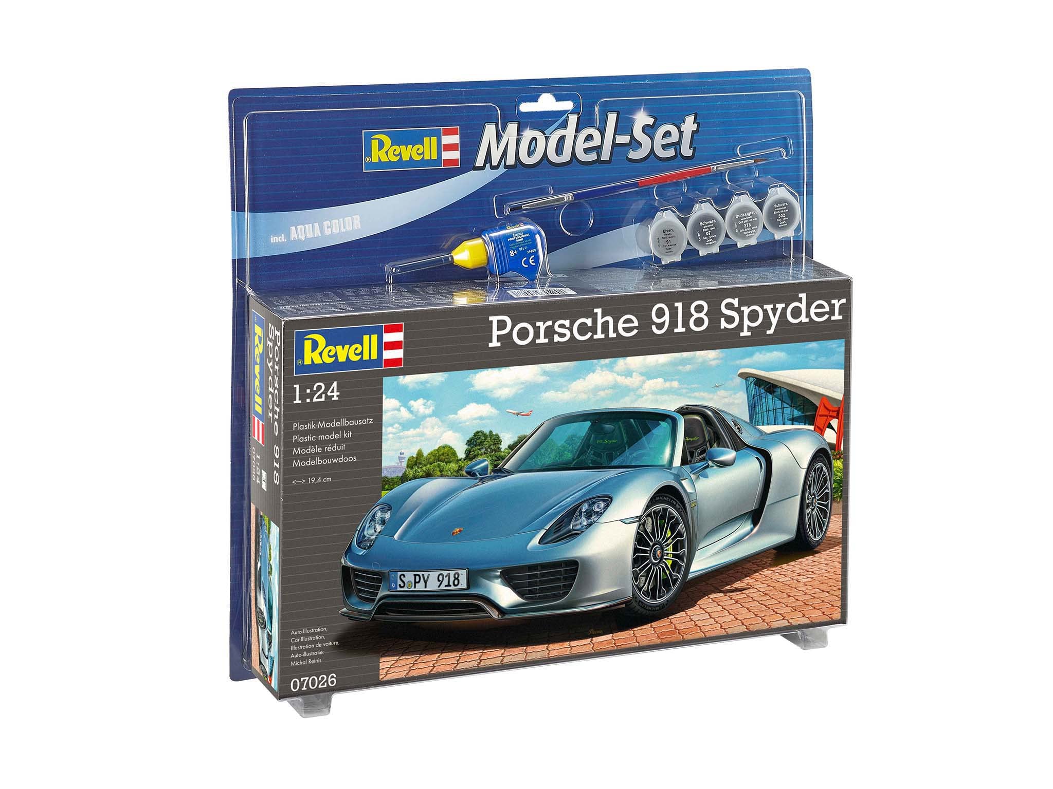 Revell 67026 - Modellbau Set Porsche 918 Spyder im Maßstab 1:24