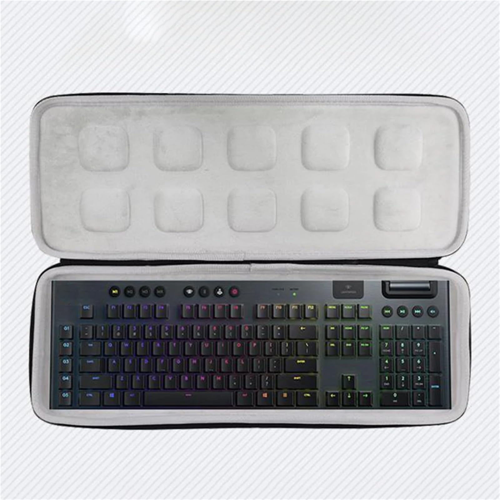 Funda Para Teclado Funda for teclado, carcasa dura portátil for inalámbrico, funda organizadora for(L)