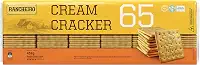Biscoito Cream Cracker 65 Rancheiro 432g – 65% Menos Gordura, 100% Mais Crocância, Vegano, Ideal para Famílias