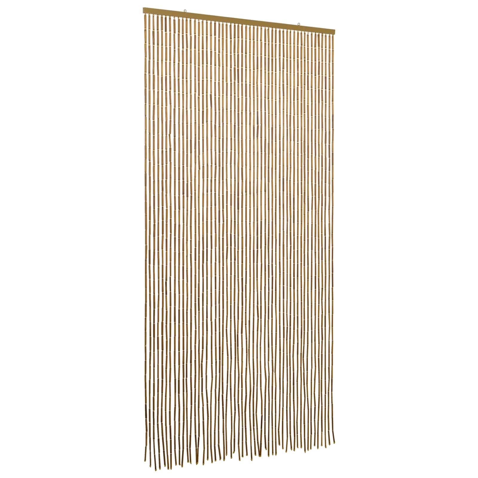 vidaXL Insektentürvorhang Mehrfarbig 100 x 200 cm Bambus