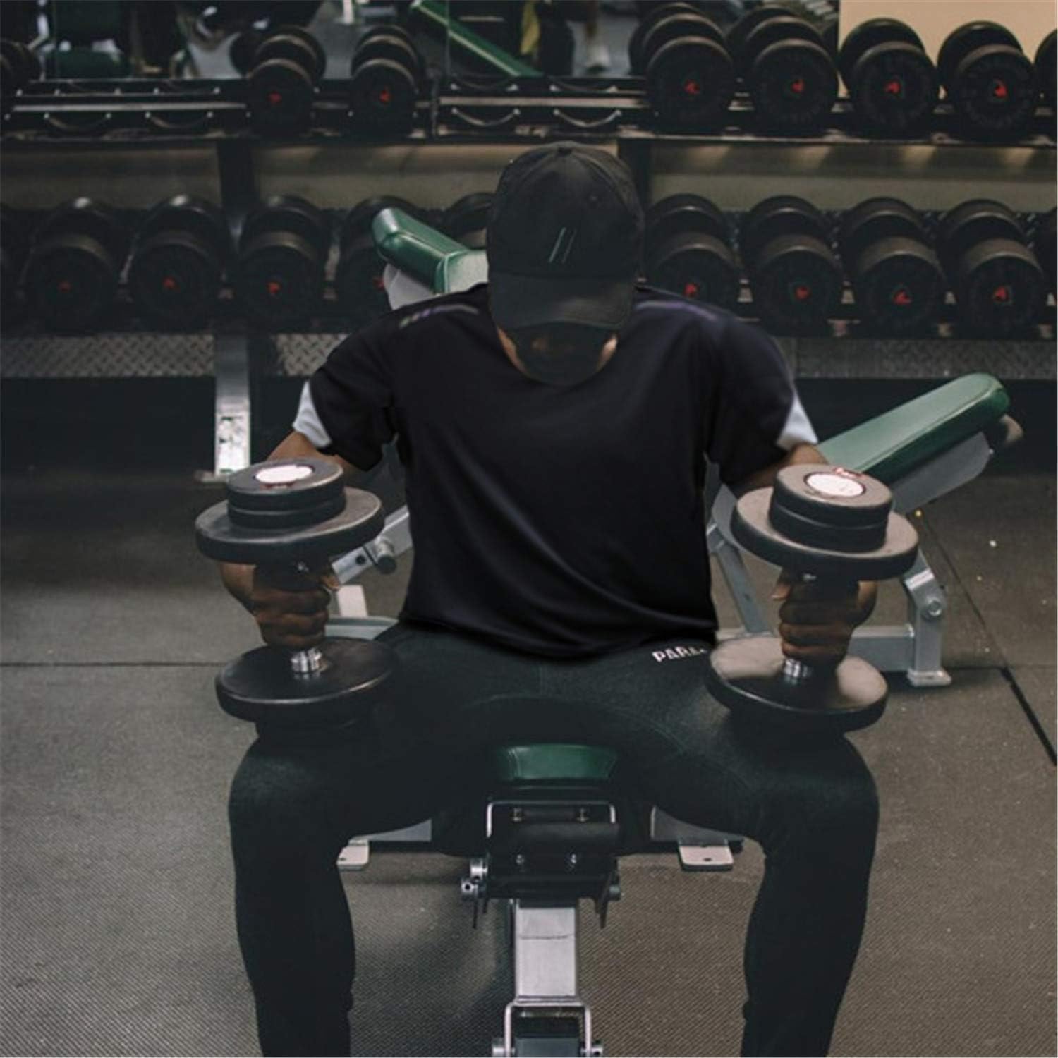 visionreast Men's Sports T-Shirt Moisture Wicking Quick Dry Workout Stretch Tee Running Gym Training Athletic T-Shirts