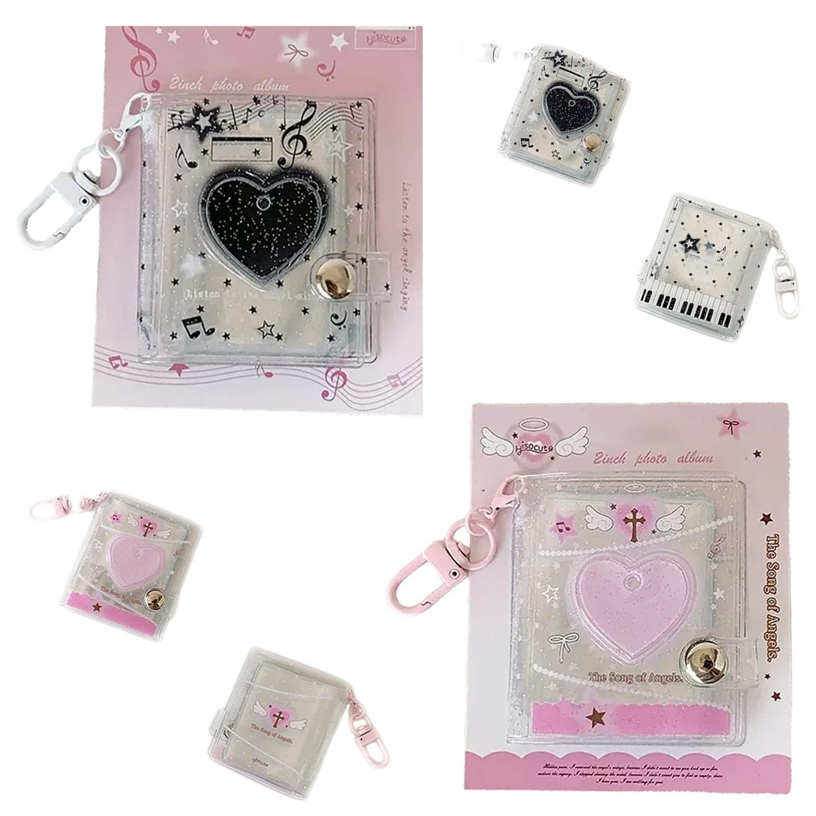 Amazon.co.jp: JUJUGO ミニアルバムキーホルダー フォトアルバム ミニ